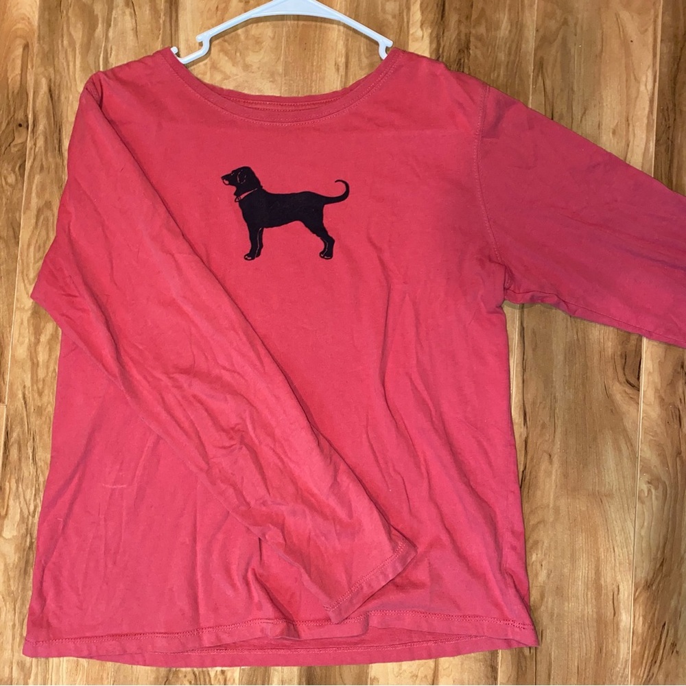 Women’s Black Dog Long Sleeve